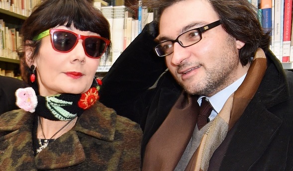 Elisabetta Sgarbi ospite della Biblioteca "G.Regeni" del Liceo Giorgione il 5 dicembre 2015.